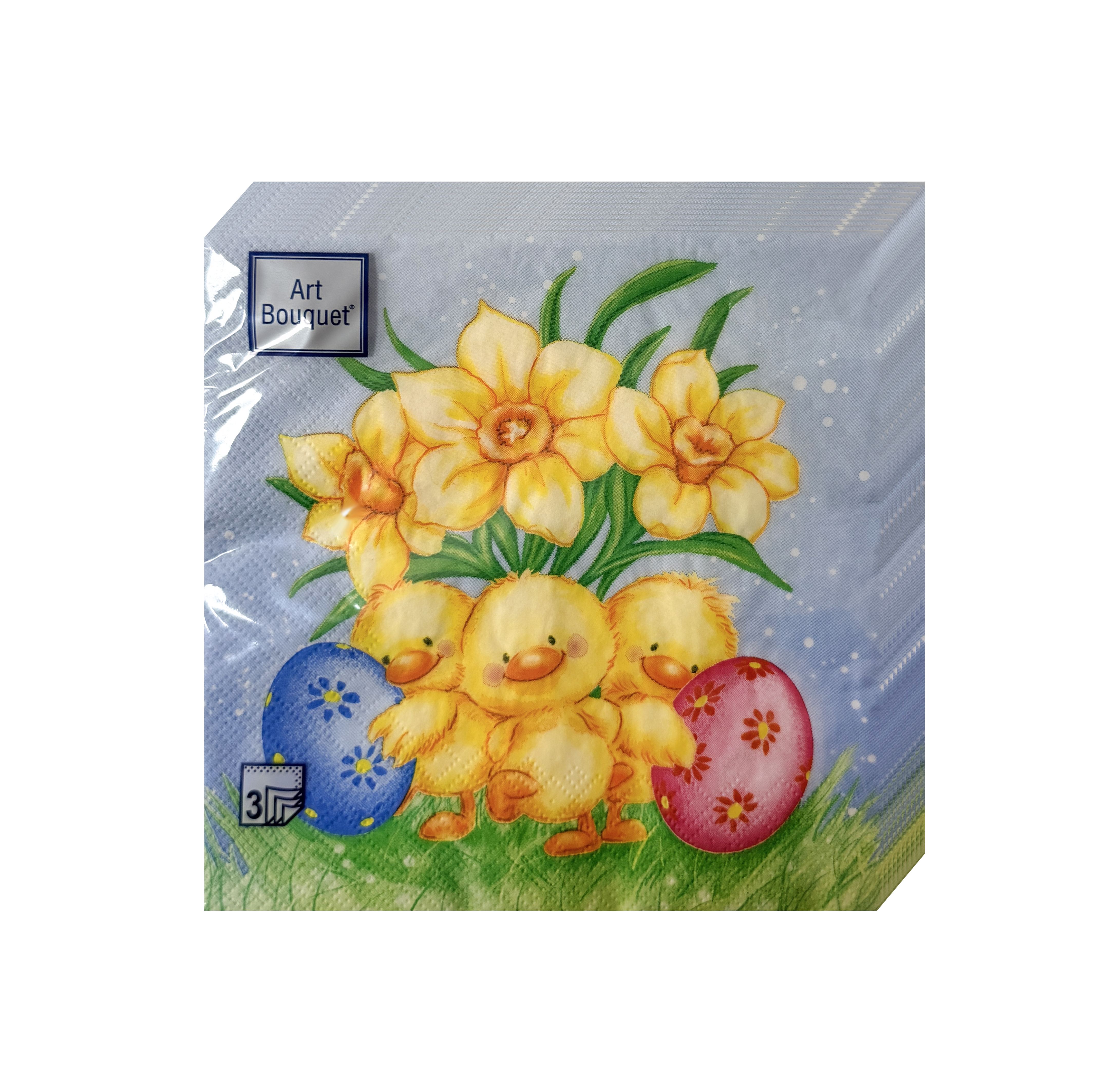 Салфетки Art Bouquet «Пасхальные утята», 3 слоя, 33 × 33 см, 20 шт. от производителя в Сыктывкаре