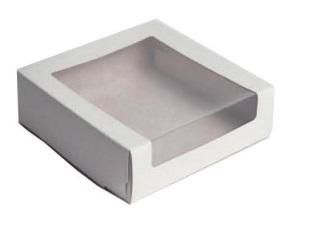 коробка бум. д/торта 225х225х60 КТ-60 с окном/10