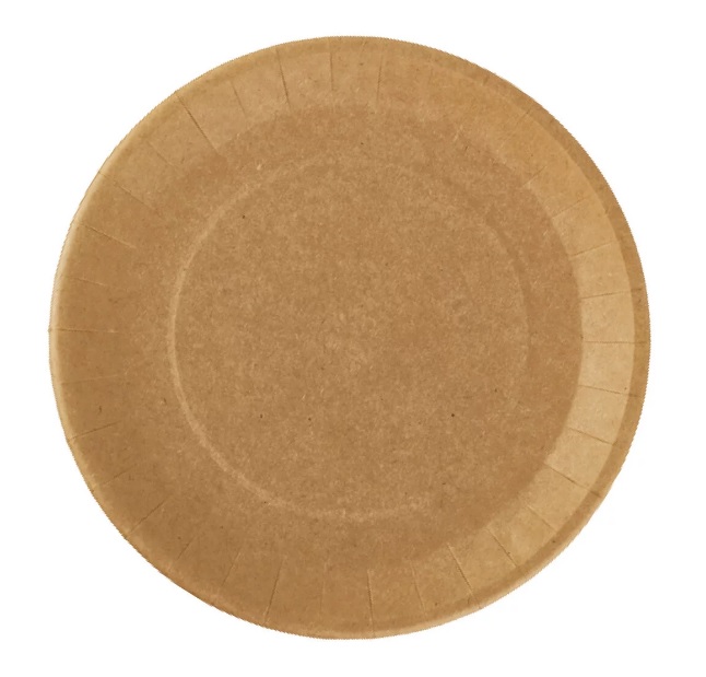 Тарелка бумажная DoECO ECO PLATE 230, крафт, Ø230 мм, 100 шт. от производителя в Сыктывкаре