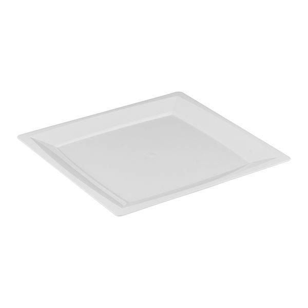 тарелка квадратная ПС 210 мм белая/3