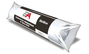пакеты 30х40 в рулоне 2А/250шт