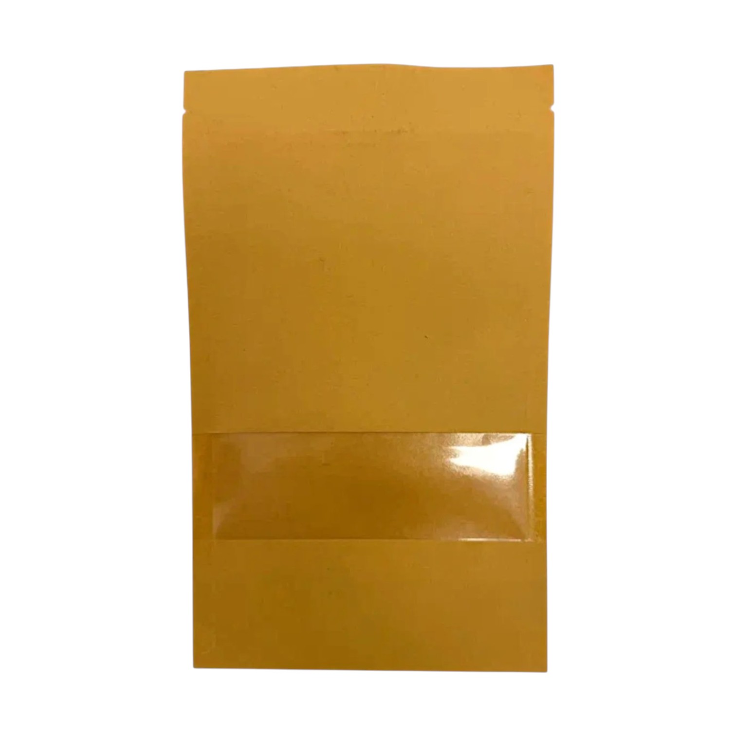 Крафт-пакет с замком зип-лок и окном 4 см, 24×15×4 см от производителя в Сыктывкаре