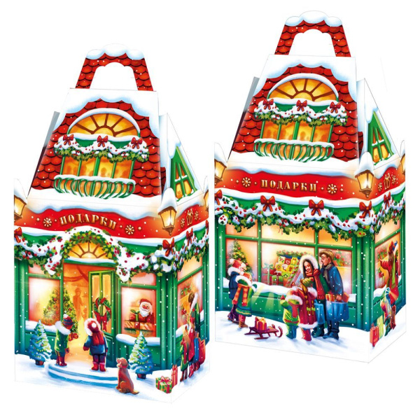 коробка 1 кг Подарки-сувениры (хром-эрзац)