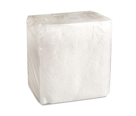 салфетки  25х25  белые п/п /100 Флора