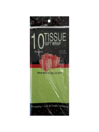 бумага Тишью 50*66 лайм /10 *