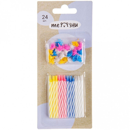 свечи д/торта /24шт.