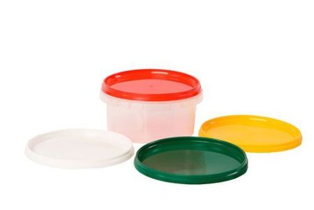 банка 0,5л прозр. желтая крышка d=130 БрП/200