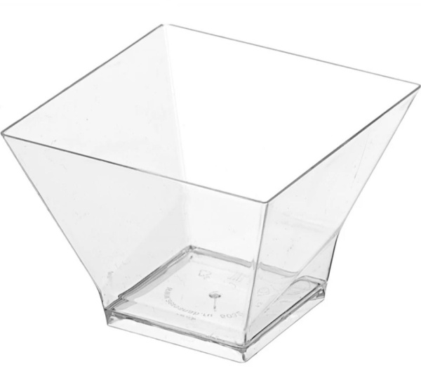 форма д/фуршетов, Пагода средняя 80х80 200 мл прозрачн./12