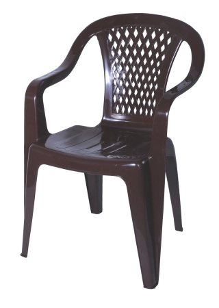 кресло пластиковое коричневое Румба