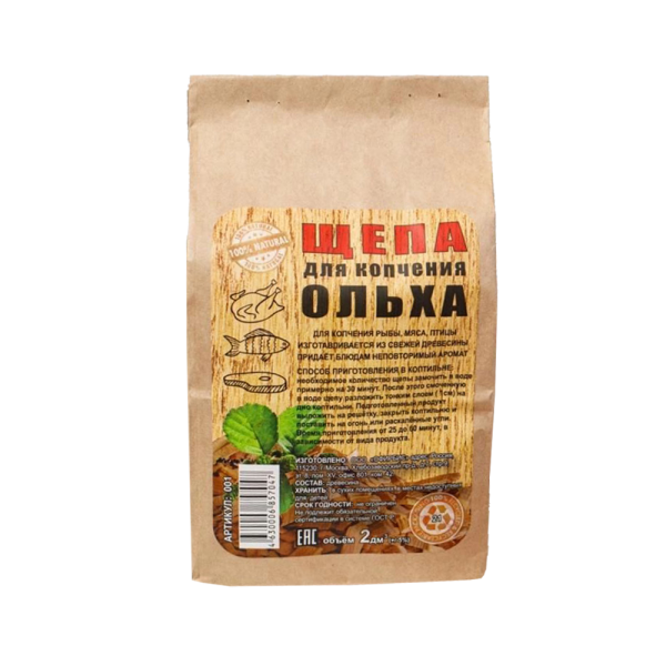 щепа для копчения Ольха 3 кг