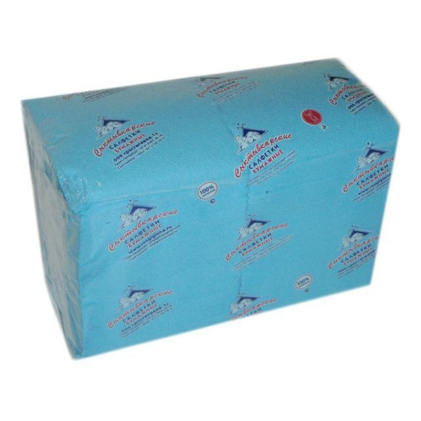 салфетки  Сыктывкарские голубые/400