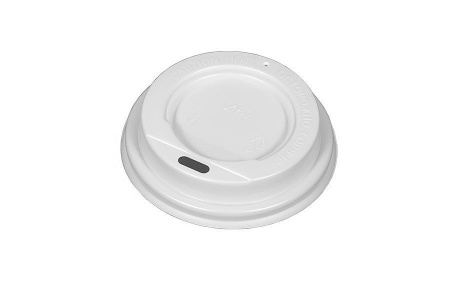 крышка д/стакана 100мл d=62мм белая без питейника