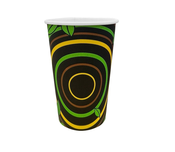 стакан бум. 350 мл Чайные листья*