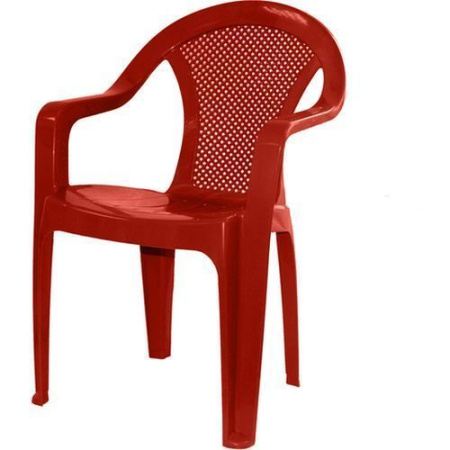 кресло пластиковое красное Румба