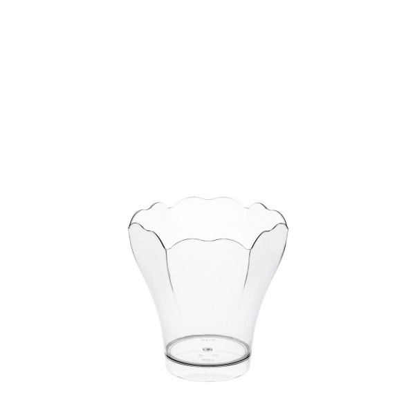 форма д/фуршетов, Чашка Незабудка 100 мл прозрачн./25*