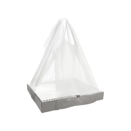 майки 32+24х60 под коробку под пиццу 14 мкм прозрач.