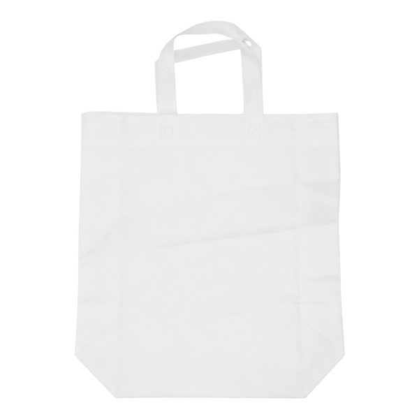 сумка из спанбонда 33х40 белая *