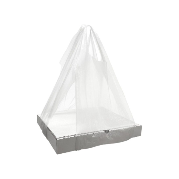 майки 32+24х60 под коробку под пиццу 14 мкм прозрач.