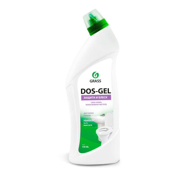 средство для ванн и туалета гель Грасс "DOS GEL" 750 мл