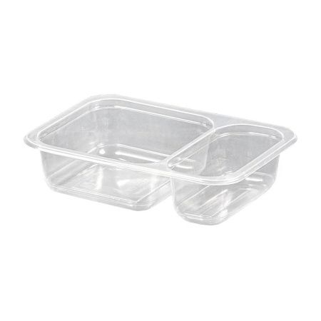 лоток под запайку 187х137х37 прозрачный 2-х секц. 30/70 ЭМ/540 *