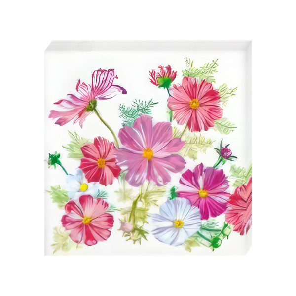 салфетки 25х25 DesnaDesing Космея /40