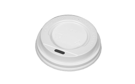 крышка д/стакана 180мл d=73мм без питейника белая