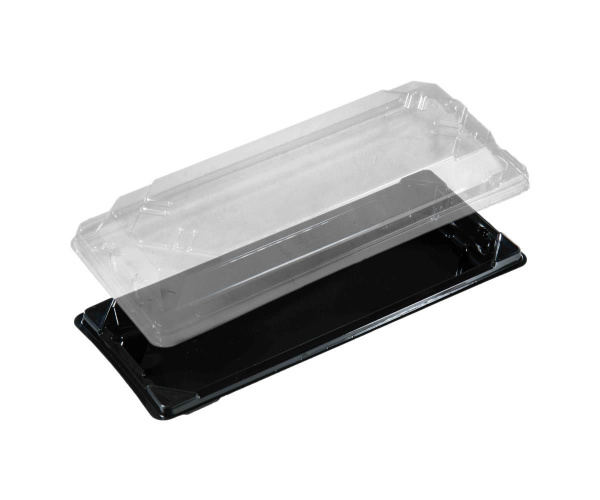 контейнер ПК-1006 Д черн. (крышка ПК-1005К прозр.)/*