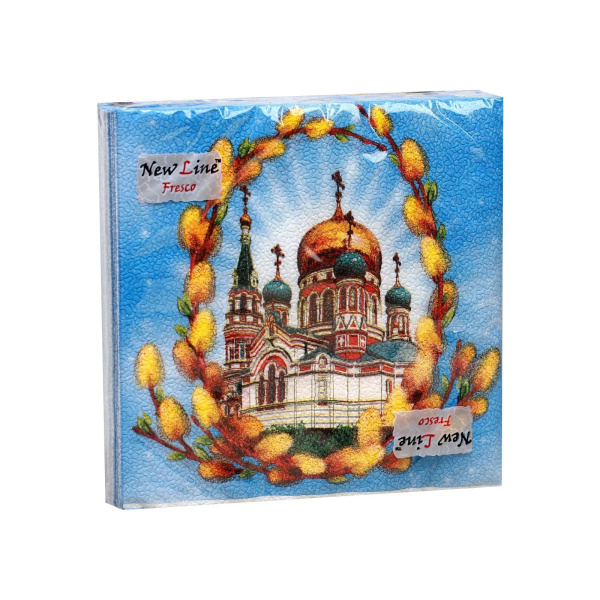 салфетки 2-сл 33х33 БУКЕТ Пасха Воскресенье /20