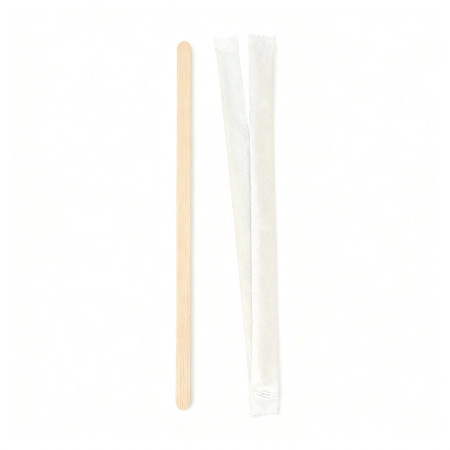 размешиватель деревянный 180х6х1,8 мм в инд. упаковке/250 *