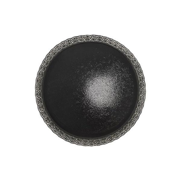 поднос бум. леонардо круглый d=30 черный