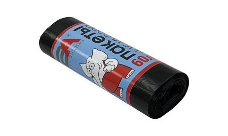 пакеты д/мусора 60л 20шт "Слоны в рулоне" 2А