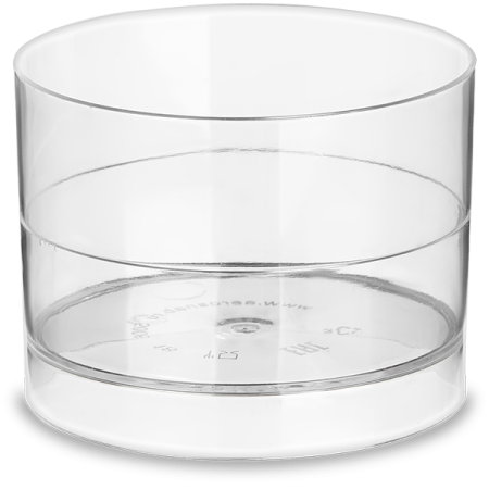 форма д/фуршетов, Чашка ноль 60 мл прозрачн./10 *