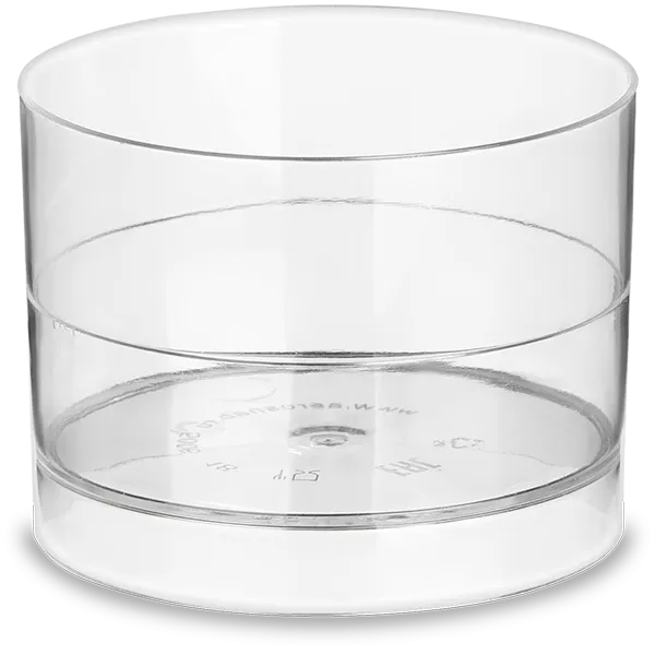 форма д/фуршетов, Чашка ноль 60 мл прозрачн./10 *